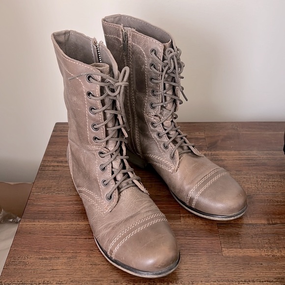 Steve Madden Troopa Combat Boots 7 - Picture 6 of 7